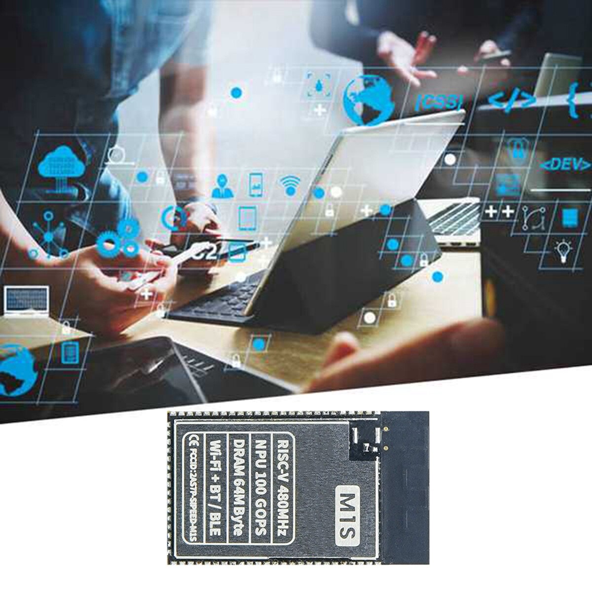 Sipeed M1S  BL808 RV64 480MHz + RV32 320MHz + NPU BLAI 100GOPS 16MByte SPI ÷, 2.4G WIFI/BT/BLE ھ 